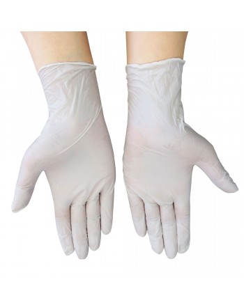 【新商品】ニトリル手袋白(パフダーフリー)業務用100枚×20箱入(2000枚)